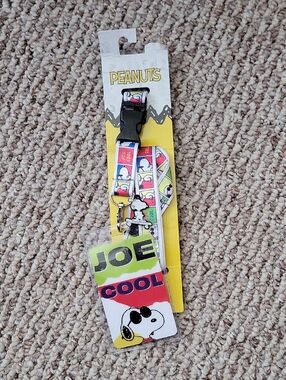 Peanuts Joe Cool Lanyard & Badge Holder - Red, Yellow, Green, Blue, Black